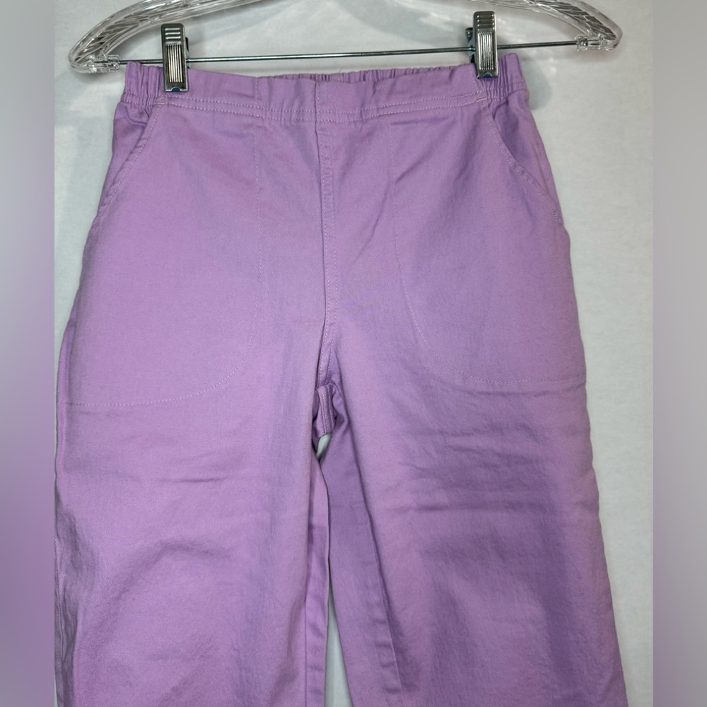 Croft and Barrow Purple Lilac Cropped Capri Jeans - Picture 2 of 10
